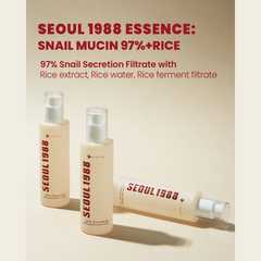 K-Secret Seoul 1988 Essence Snail Mucin 97% + Rice 100ml