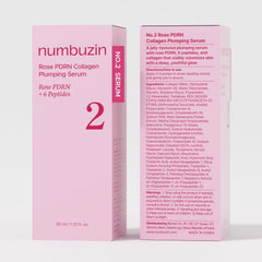 Numbuzin No. 2 Rose PDRN Collagen Plumping Serum 30ML