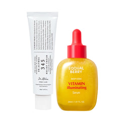 EQQUALBERRY VITAMIN ILLUMINATING SERUM & Dr. Althea 345 Relief Cream 50Ml
