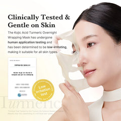 MEDICUBE KOJIC ACID TURMERIC NIGHT WRAPPING MASK 75ml