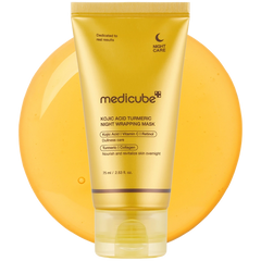 MEDICUBE KOJIC ACID TURMERIC NIGHT WRAPPING MASK 75ml