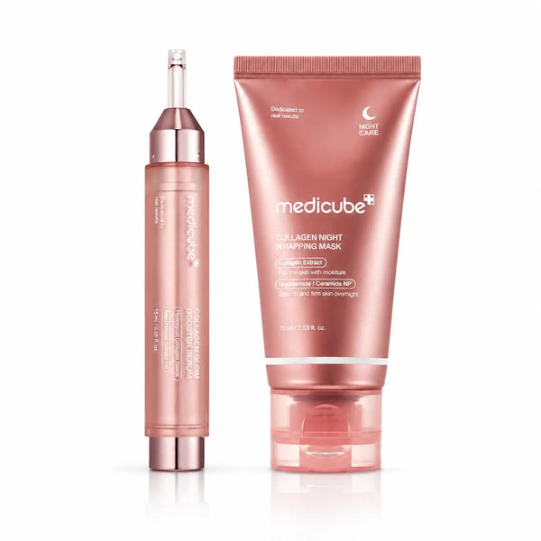 Medicube Collagen Night Mask 75Ml & Medicube Collagen Glow Booster Serum
