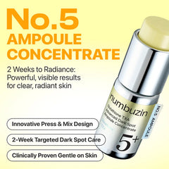 Numbuzin No.5+ TXA Dark Spot Ampoule Concentrate 10ml