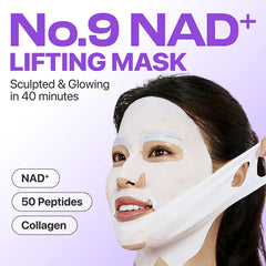 Numbuzin No.9+ NAD+ Bio Lifting Full Face Mask (2 Sheets)