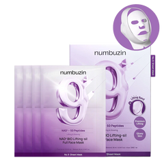Numbuzin No.9+ NAD+ Bio Lifting Full Face Mask (2 Sheets)