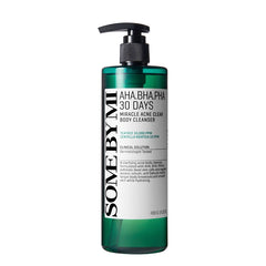 SOME BY MI-BODY WASH-400g-KR-W-AHA BHA PHA 30 DAYS MIRACLE ACNE CLEAR BODY CLEANSER